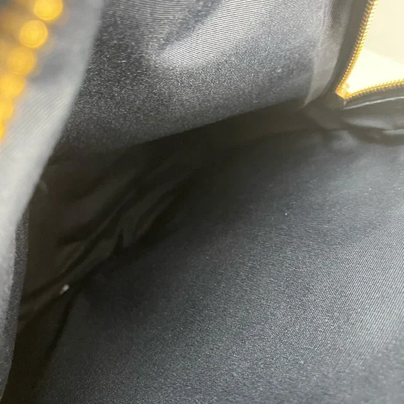 Coach Court Bawck Ruching Black Midnight / Gold - Picture 5 of 11